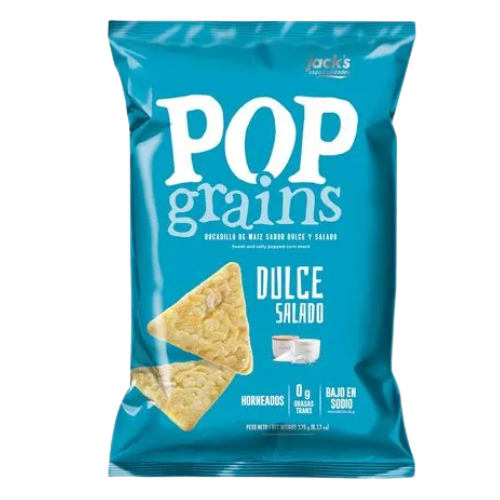 POP GRAINS BOQUITAS BOCADILLO MAIZ DULCE SALADO 175g