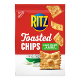 RITZ CHIPS CHIPS SOUR CREAM & ONION 8 OZ