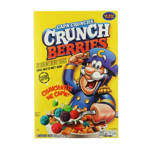 CAPITAN CRUNCH CEREAL BERRIES 334G