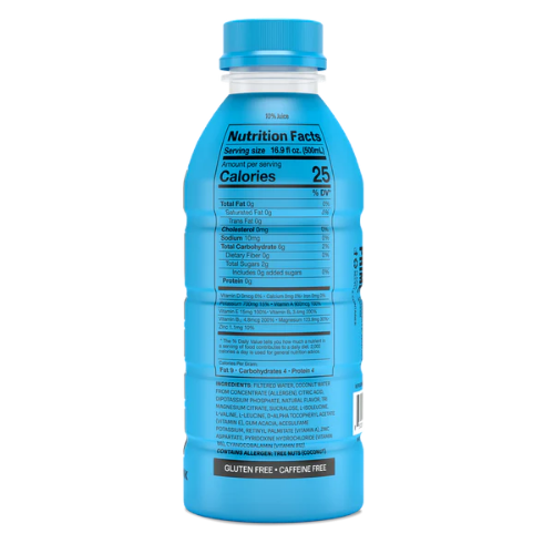 BEBIDA HIDRATANTE PRIME BLUE RASPBERRY