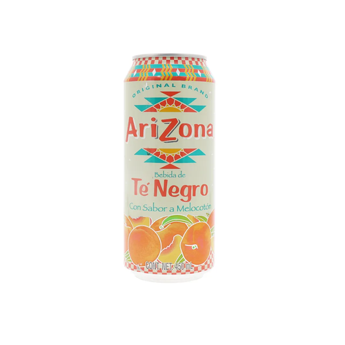 ARIZONA TE NEGRO TE NEGRO CON SABOR A MELOCOTON 450ml