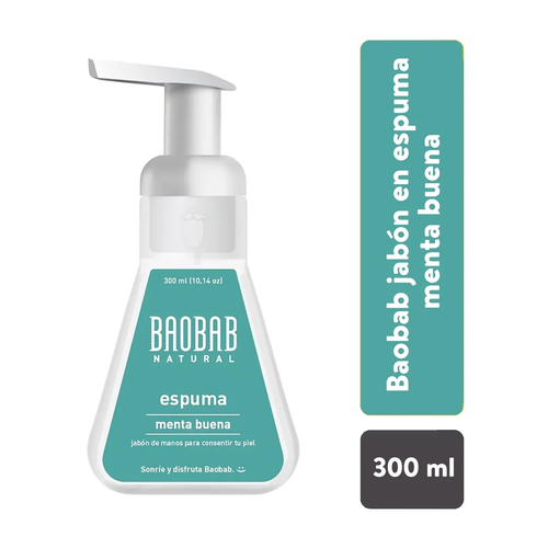 BAOBAB JABON EN ESPUMA MENTA BUENA 300ml