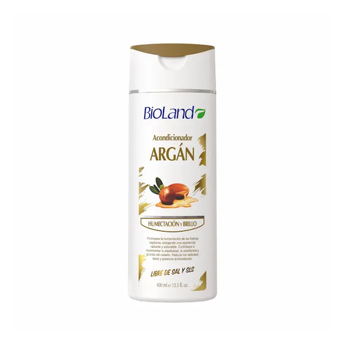 BIOLAND ACONDICIONADOR ARGAN HEMECTACION Y BRILLO 440ml