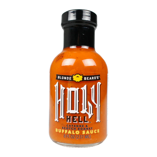 BLONDE BEARDS SALSA HOLY HELL CAYENE & SCOTCH BONNET 12 OZ
