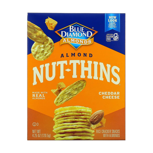 BLUE DIAMOND GALLETA ALMENDRA ARROZ QUESO 120g