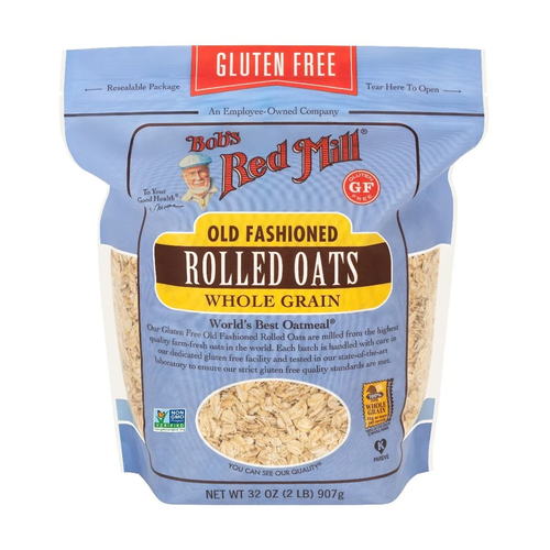 BOBS RED MILL AVENA ROLLED OATS GLUTEN FREE 907g