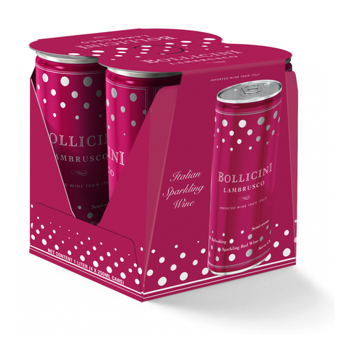 BOLLICINI VINO ROSADO SPARKLING 250ml