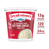 BREAKSTONES QUESO COTTAGE 4% MILKFAT MIN, SMALL CURD 24 OZ