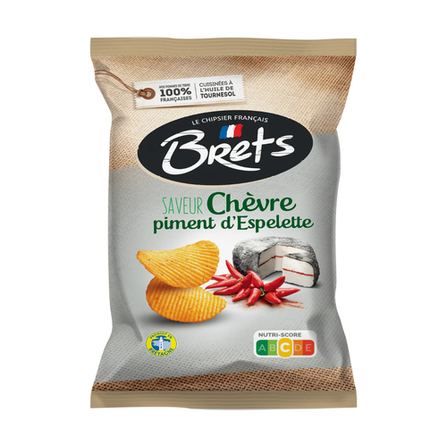 BRETS PAPALINAS GOAT CHEESE AND CHILI PEPPER 125g