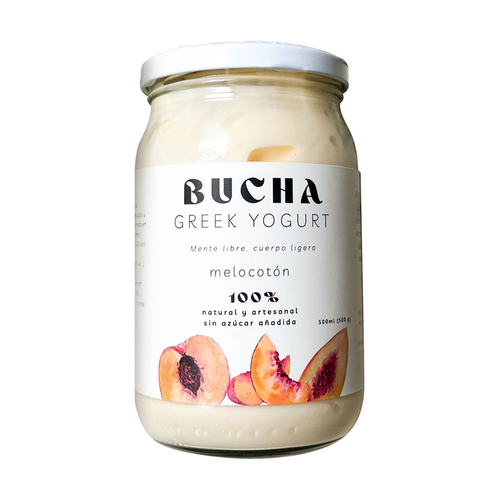 BUCHA YOGURT GRIEGO MELOCOTËN 500ml