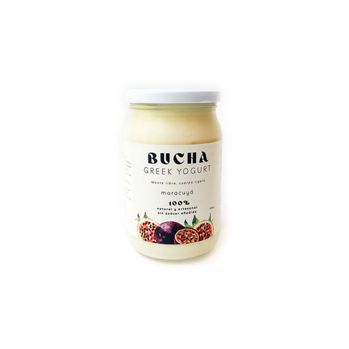 BUCHA YOGURT MARACUYA GRIEGO 500g