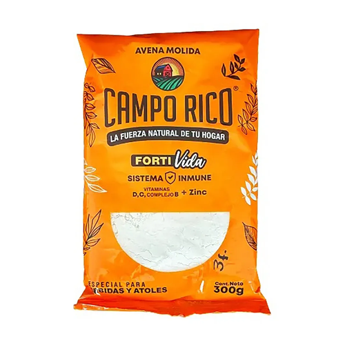 CAMPO RICO AVENA MOLIDA BIENESTAR BOLSA 300g