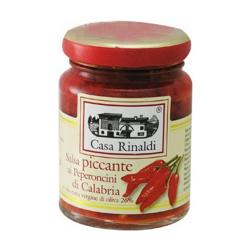 CASA RINALDI SALSA PICANTE CON ACEITE DE OLIVA 90g