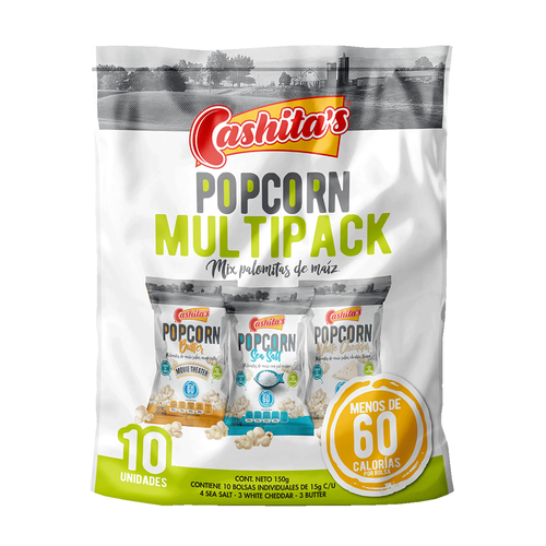 CASHITAS POPOROPO NATURAL PACK 6 UNIDAD