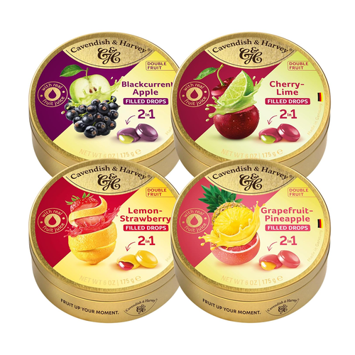 CAVENDISH & HARVEY DULCES DE TORONJA CON PIÐA 175g