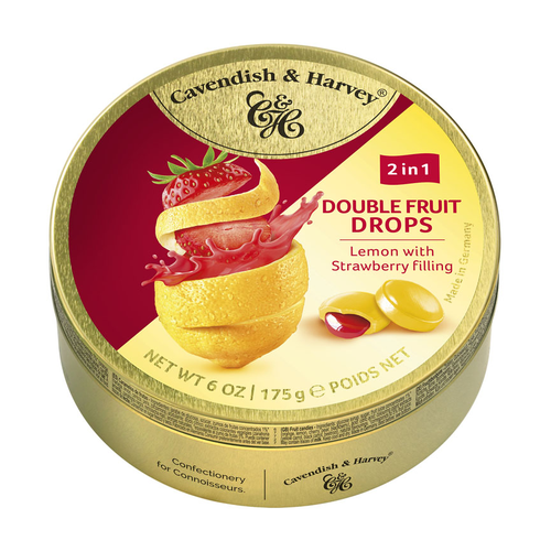CAVENDISH & HARVEY DULCES LEMON WITH STRAWBERRY 175g