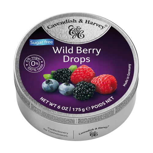 CAVENDISH & HARVEY DULCES WILD BERRY DROOPS SUGAR FREE 6 OZ