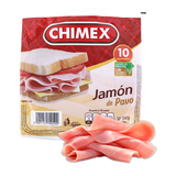 CHIMEX JAMON DE PAVO 10 REBANADAS 200g