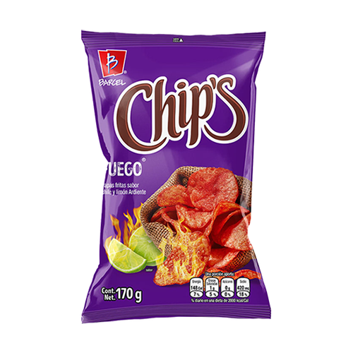 CHIPS PAPALINAS FUEGO 170g