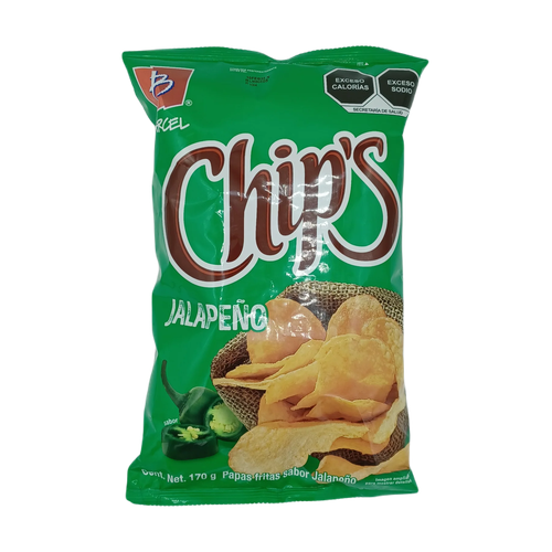 CHIPS PAPALINAS JALAPEÐO 170g
