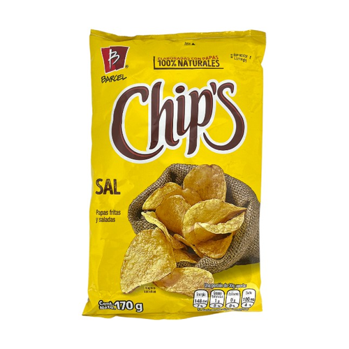 CHIPS PAPALINAS SAL DE MAR 170g