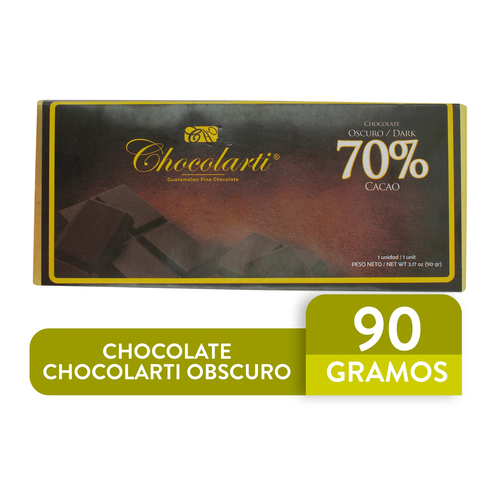 CHOCOLARTI CHOCOLATE BARRA OSCURO 45g