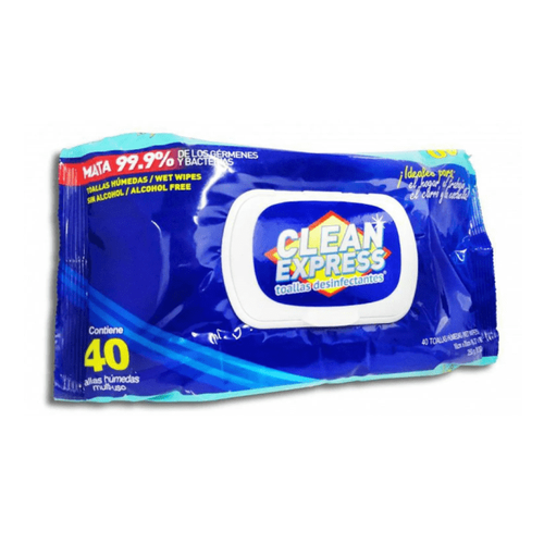 CLEAN EXPRESS TOALLAS HUMEDAS 250g