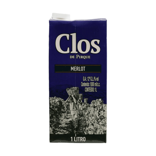 CLOS DE PIRQUE VINO TINTO MERLOT 6/1 LT