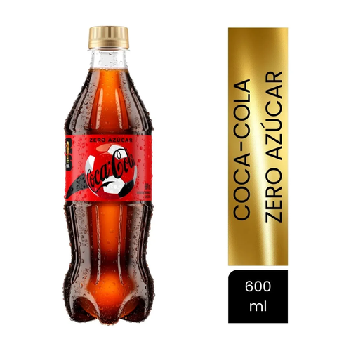 COCA COLA BEBIDA ZERO AZUCAR 600ml