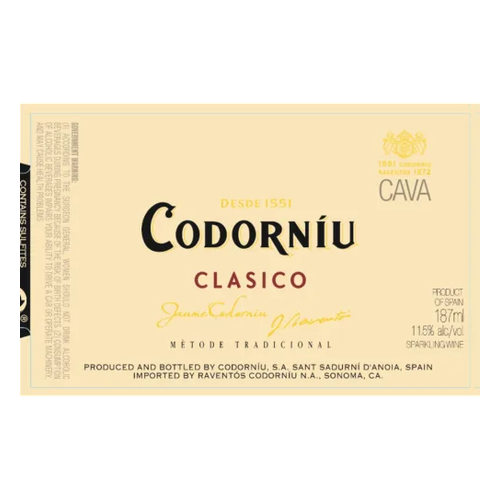 CODORNIU VINO BRUT CLASICO 750ml