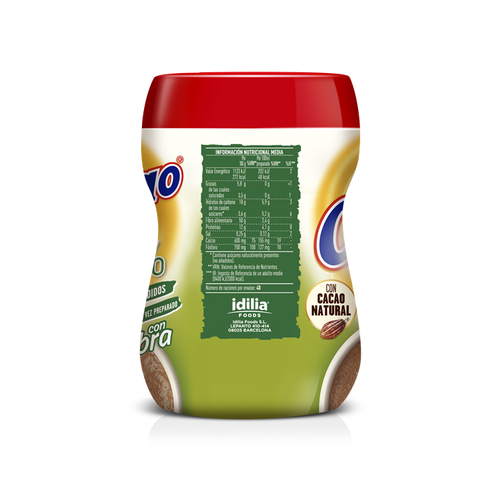 COLA CAO COCOA CERO AZUCAR FIBRA 300g