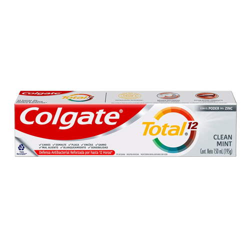 COLGATE CREMA DENTAL TOTAL 12 195g