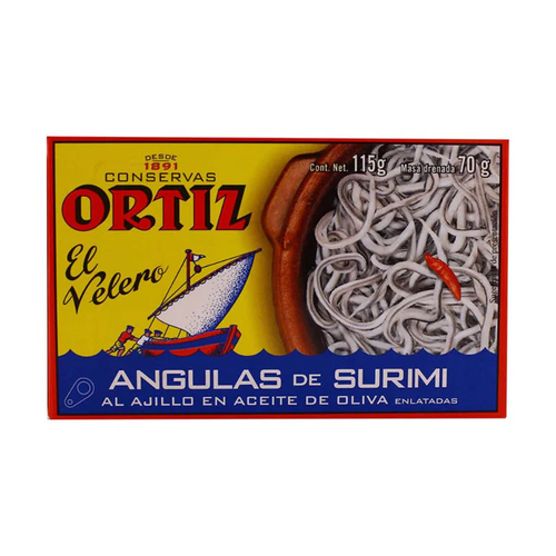 CONSERVAS ORTIZ ANGULAS DE SURIMI 115g