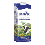 CORONADO LECHE SEMIDESCREMADA 2% GRASA 1 LT