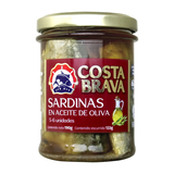 COSTA BRAVA SARDINA EN ACEITE OLIVA FRASCO 190g