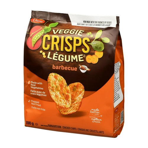 DARE SNACKS VEGGIE CRISPS BARBACUE 100g