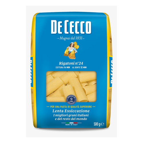 DE CECCO PASTA RIGATONI NO. 24 500g