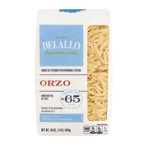 DELALLO PASTA ORZO 16 OZ