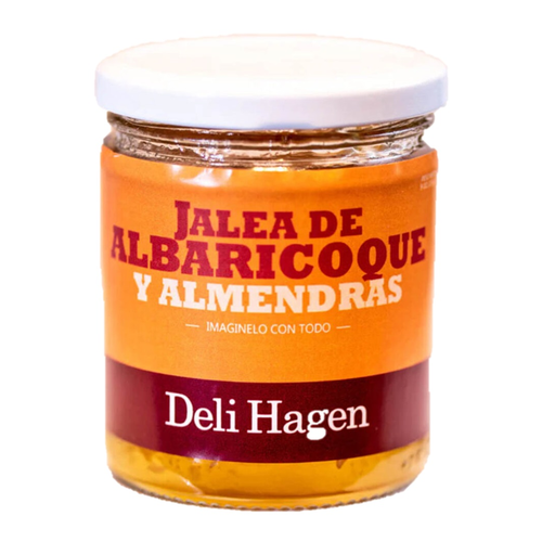 DELI HAGEN JALEA ALBARICOQUE Y ALMENDRAS 255g