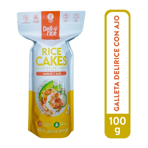 DELI RICE CAKES GALLETA DE ARROZ AJO 95g