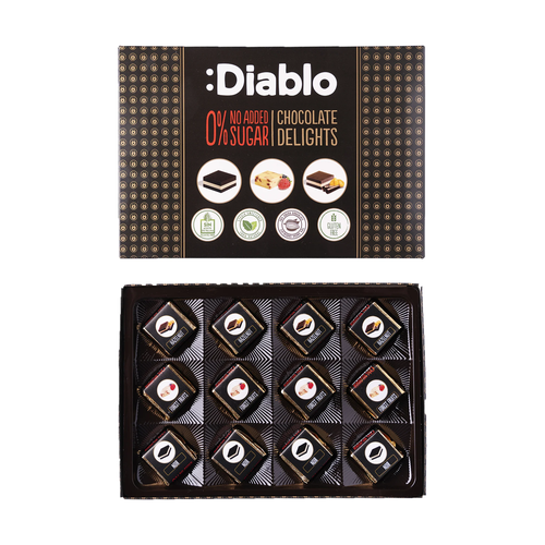 DIABLO CARAMELOS TRUFAS DE CHOCOLATE SIN AZUCAR 115g