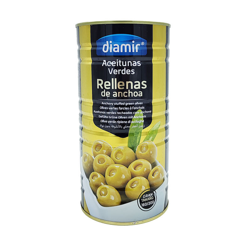 DIAMIR ACEITUNA ENTERA SABOR ANCHOA FCO 300ml