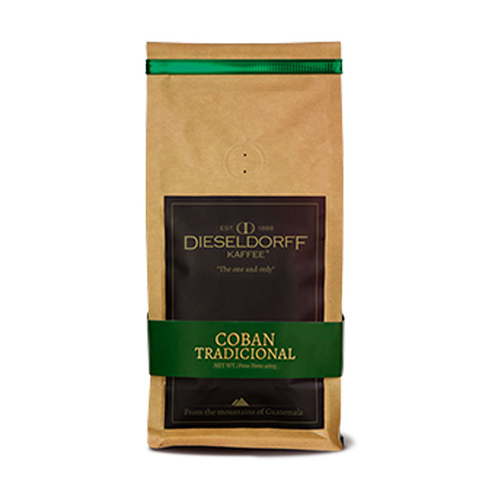 DIESELDORFF CAFE EN GRANO COBAN TRADICIONAL 340g