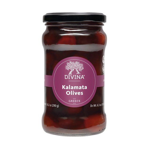 DIVINA KALAMATA OLIVES KALAMATA OIIVES 1 OZ