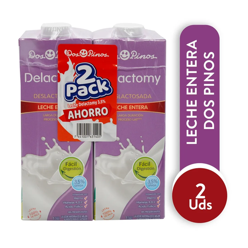 DOS PINOS LECHE DELACTOMY 3.5% GRASA 946ml