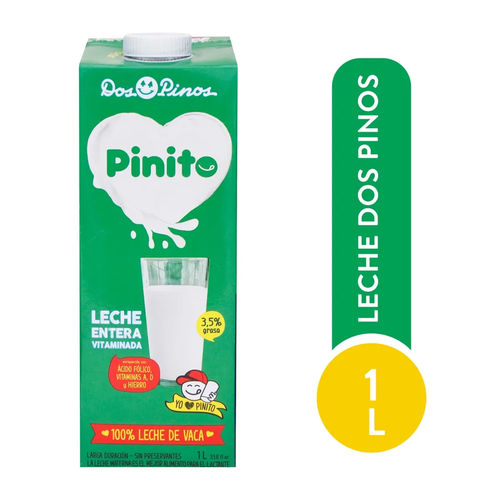 DOS PINOS LECHE PINITO VERDE 12/1 LT