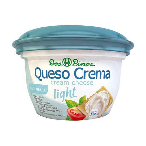 DOS PINOS QUESO CREMA LIGHT 210g