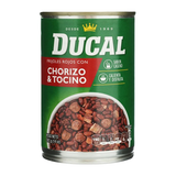 DUCAL FRIJOLES ROJOS CHORIZO Y TOCINO 14 OZ