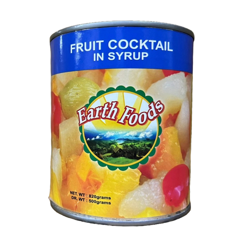 EARTH FOODS COCKTEL DE FRUTA EN ALMIBAR LATA 29 OZ