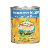 EARTH FOODS MELOCOTONES EN ALMIBAR 820g